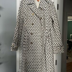 Tory Burch patterned trench coat